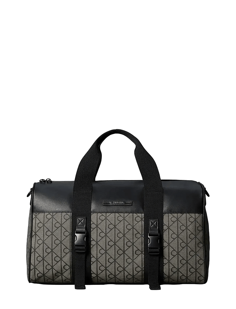 Calvin Klein - MIXED EMBLEM AOP DUFFLE - duffel-taschen - lotus beige black aop - 0