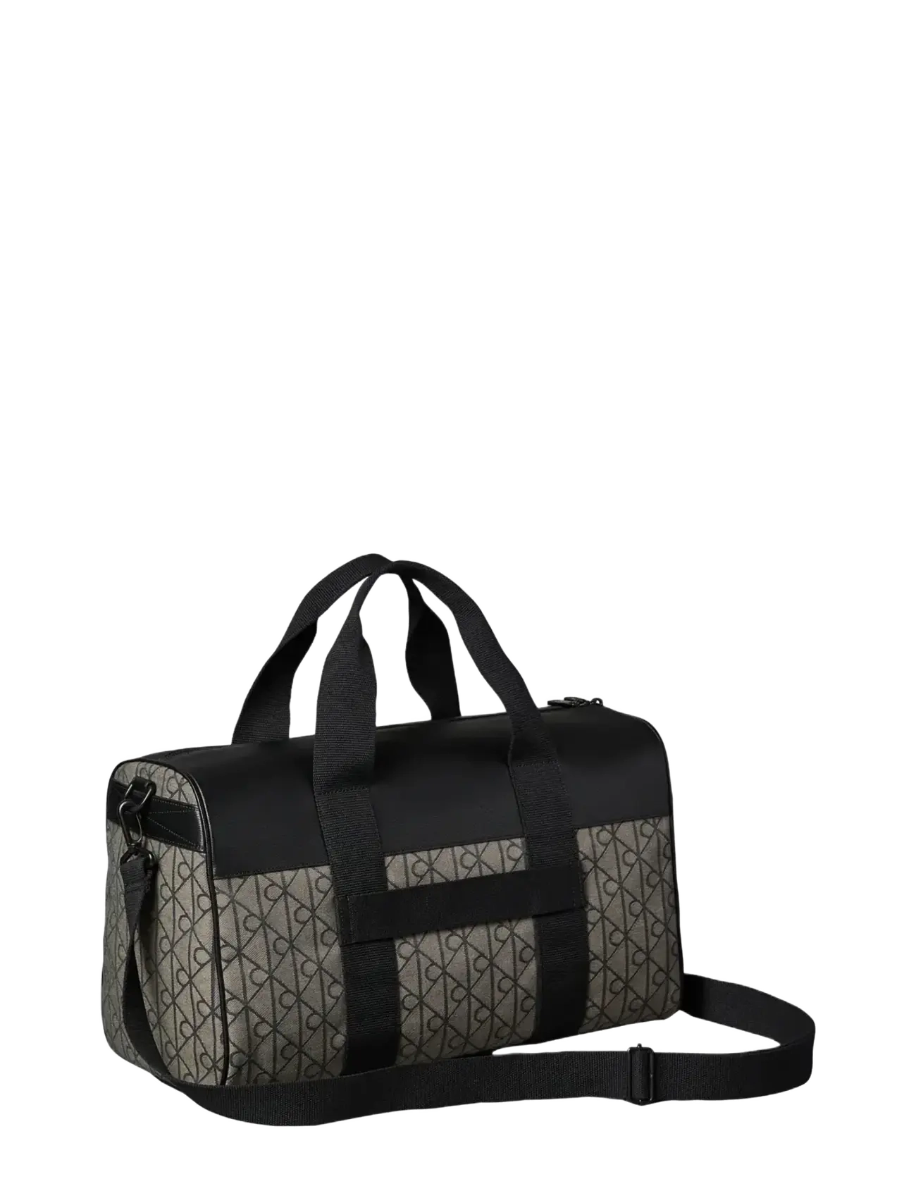 Calvin Klein - MIXED EMBLEM AOP DUFFLE - duffeltassen - lotus beige   black aop - 1