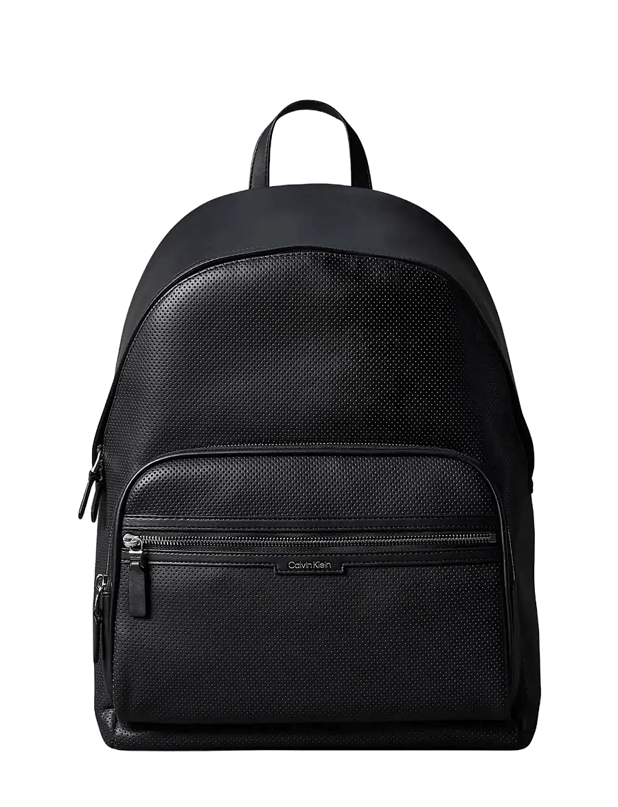 Calvin Klein - PERFORATED BACKPACK - shop etter anledning - black - 1