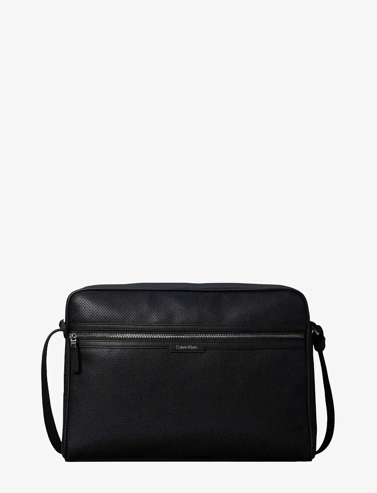 Calvin Klein - PERFORATED LAPTOP FLIGHT BAG - shop efter anledning - black - 0