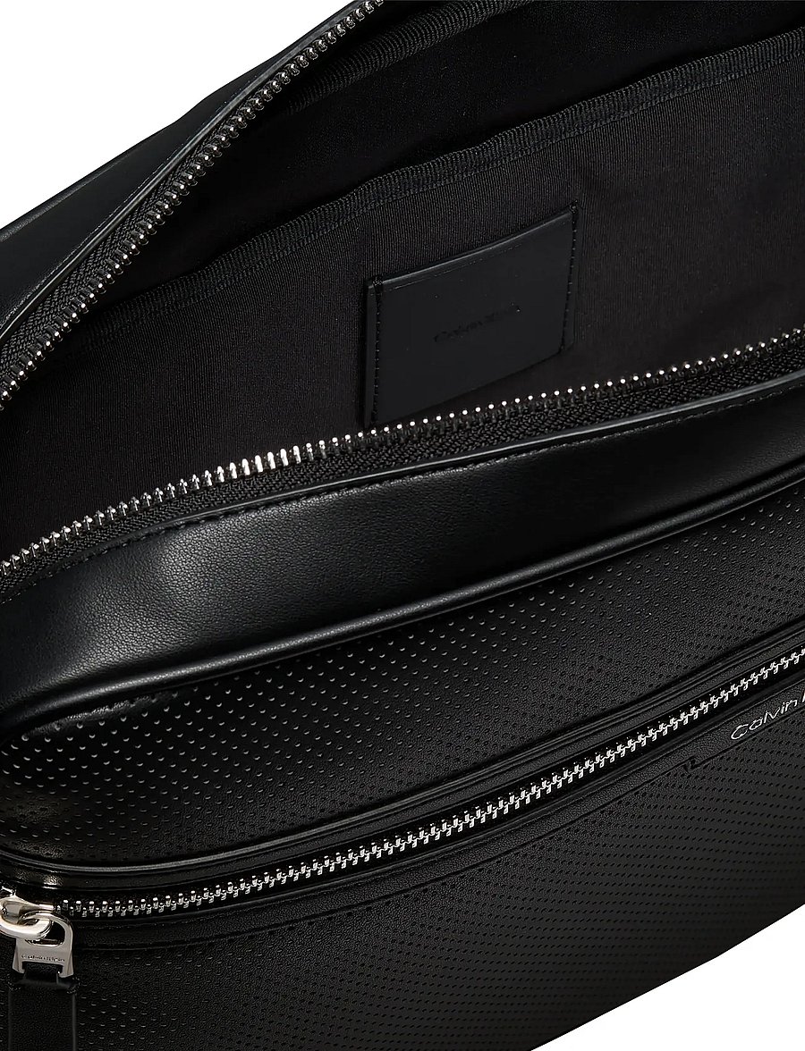 Calvin Klein - PERFORATED LAPTOP FLIGHT BAG - shop by occasion - black - 3