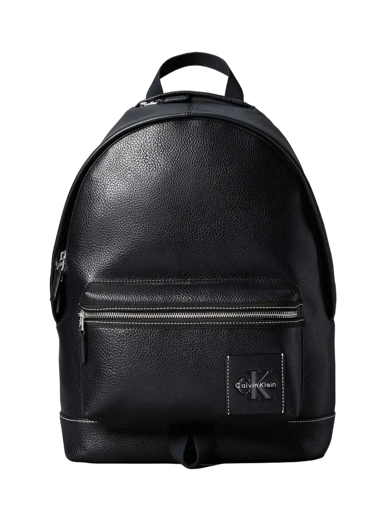 Calvin Klein Bold Pebble Round Backpack, One Size, Black, Backpacks > Casual Backpacks, Herre