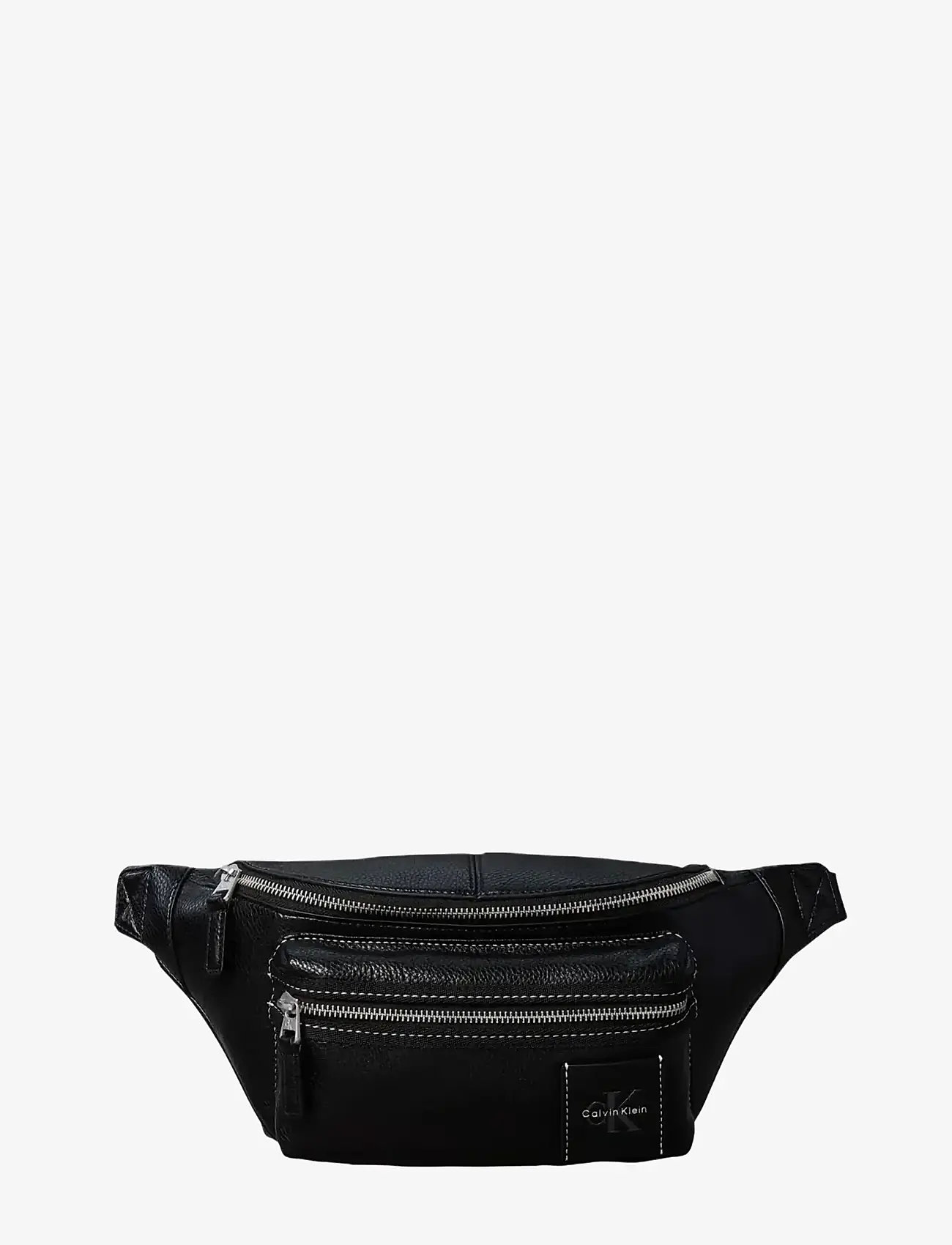Calvin Klein - BOLD PEBBLE SLING - shop efter anledning - black - 0
