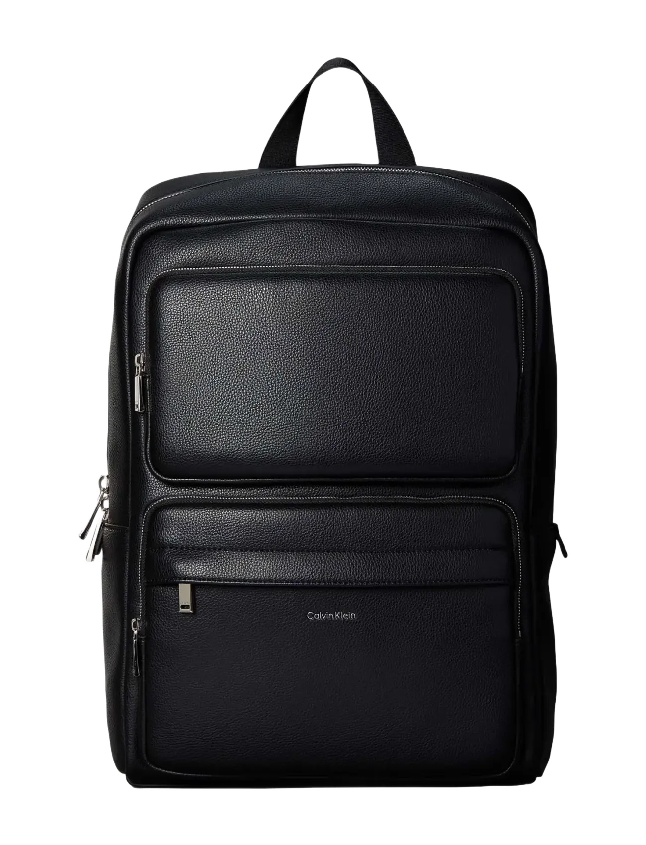 Calvin Klein - RAISED DOUBLE POCKET BACKPACK - black - 1