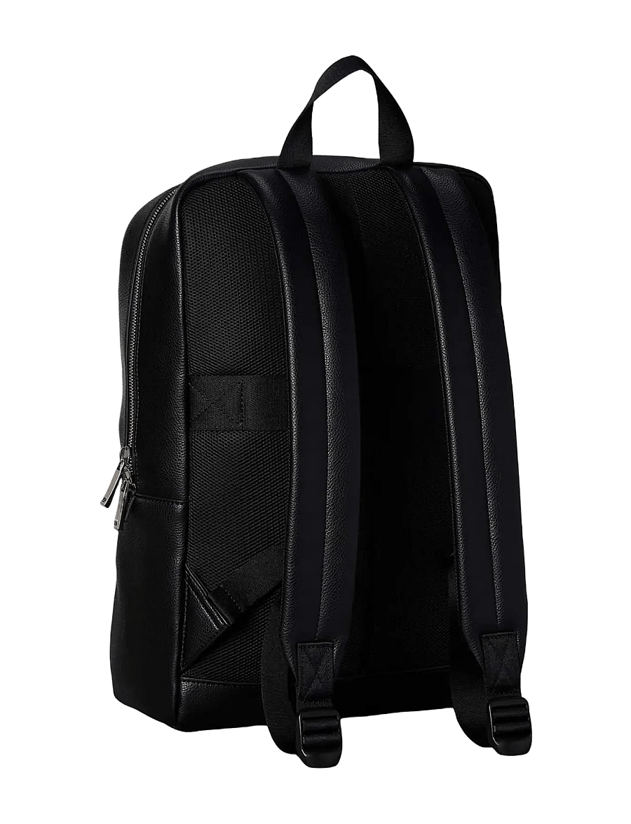 Calvin Klein - RAISED DOUBLE POCKET BACKPACK - business-rygsække - black - 2