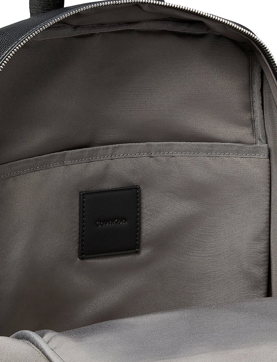 Calvin Klein - RAISED DOUBLE POCKET BACKPACK - business-rygsække - black - 3