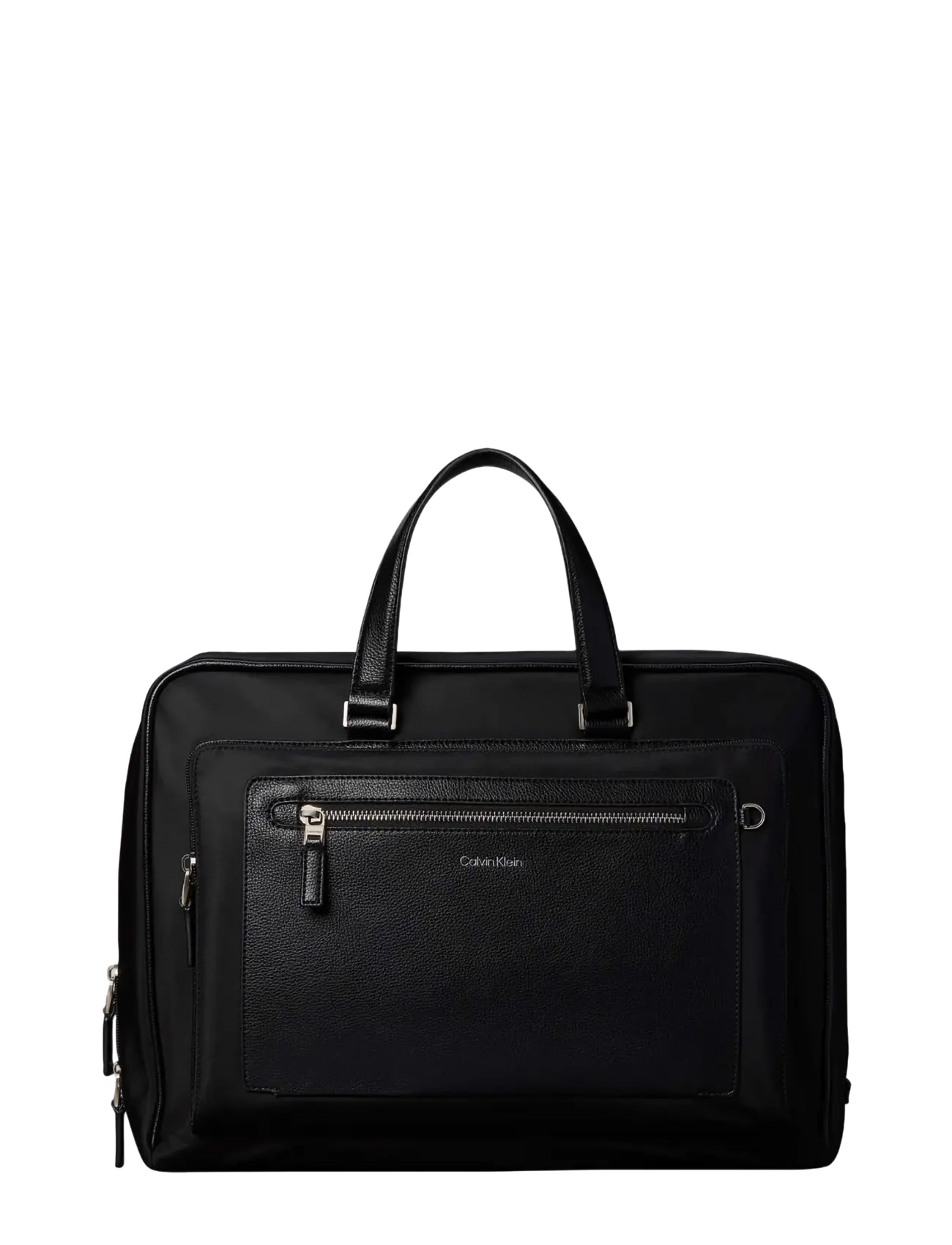 Calvin Klein - SSNL RAISED LOGO SLIM COMMUTER - black - 1