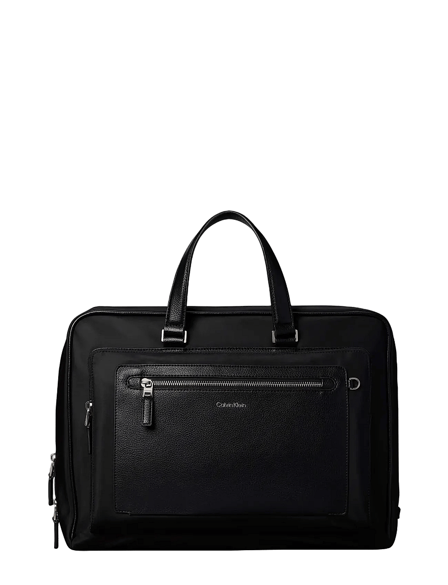 Calvin Klein - SSNL RAISED LOGO SLIM COMMUTER - osta olukorra järgi - black - 1