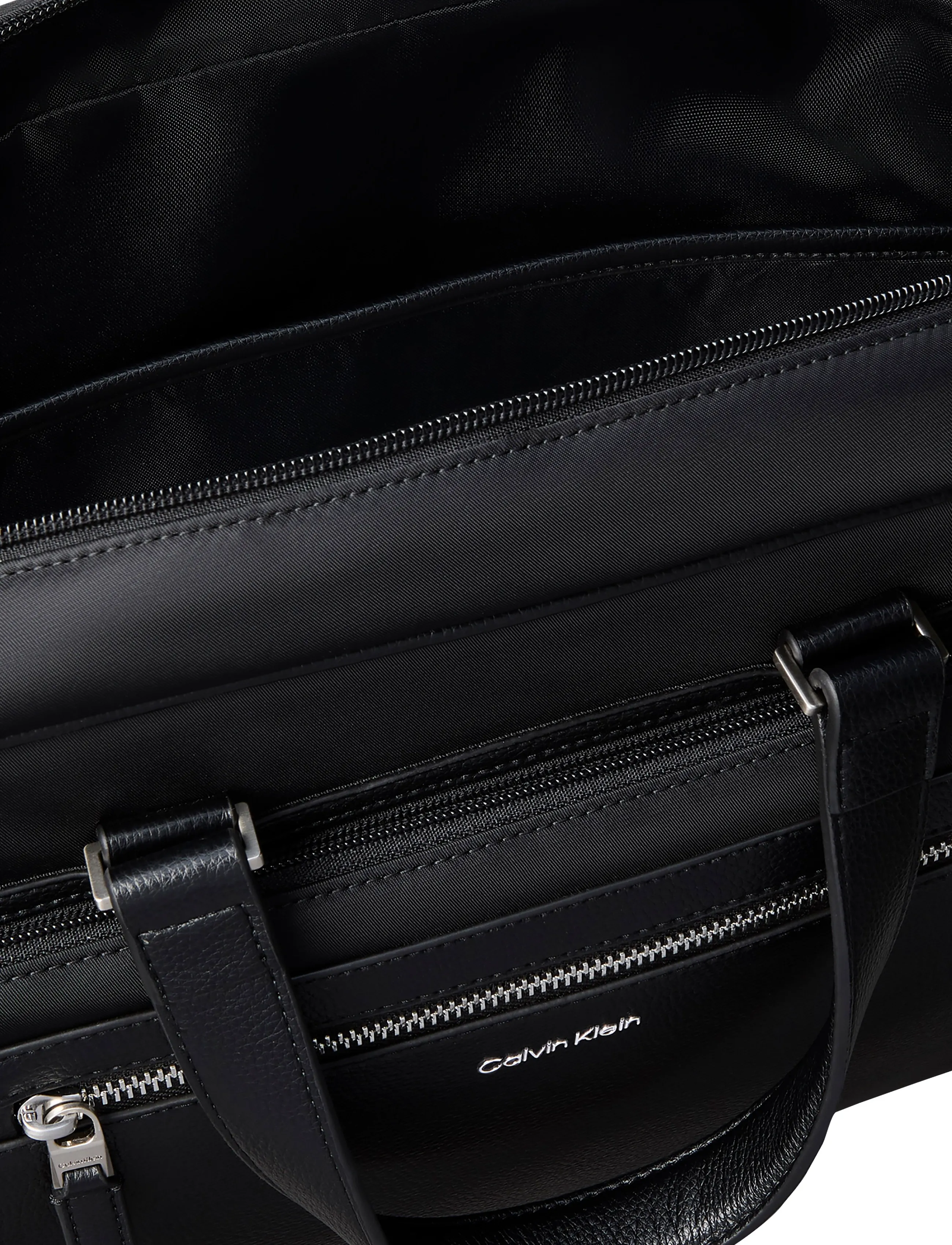 Calvin Klein - SSNL RAISED LOGO SLIM COMMUTER - black - 3