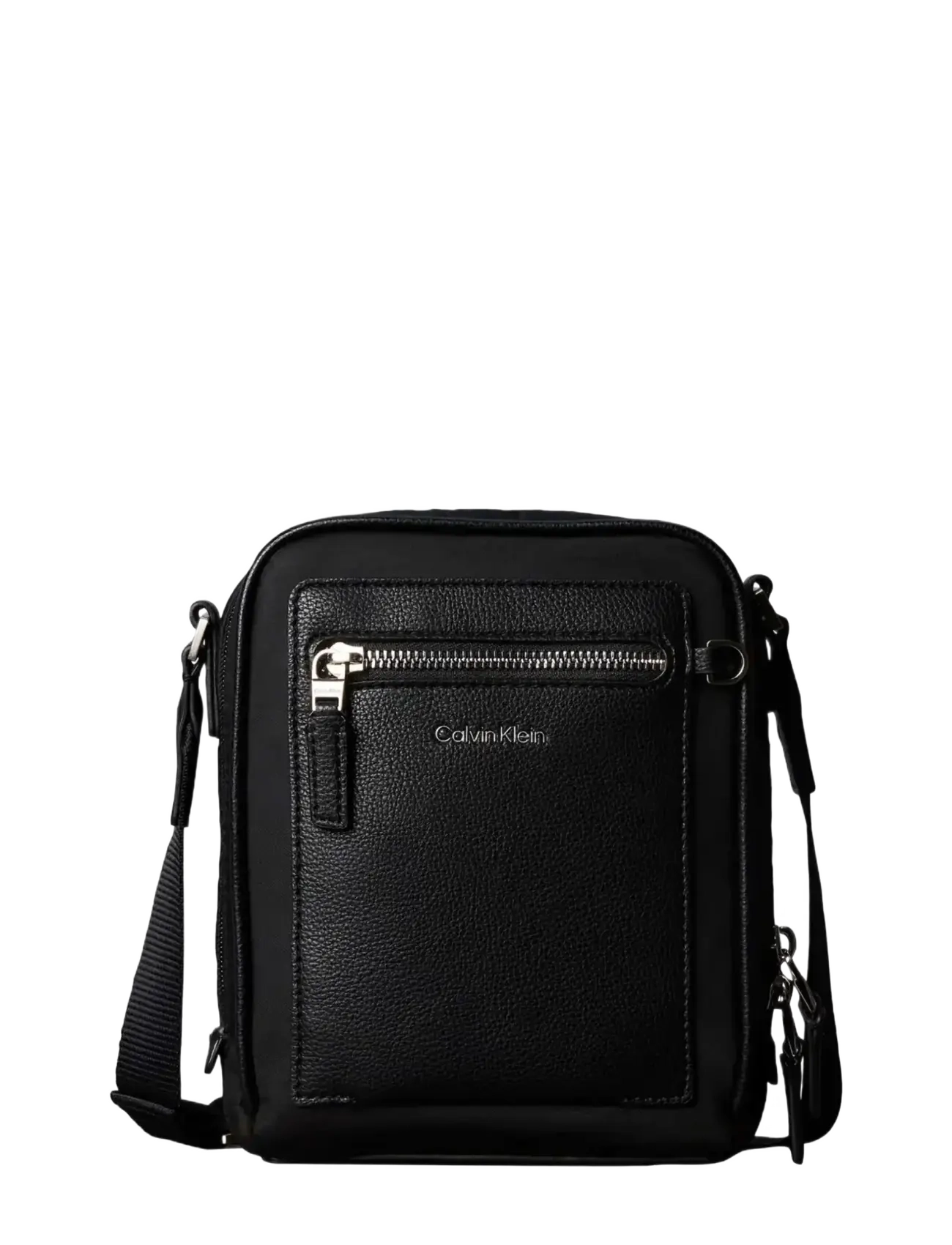 Calvin Klein SSNL RAISED LOGO REPORTER - Tasker - BLACK / black