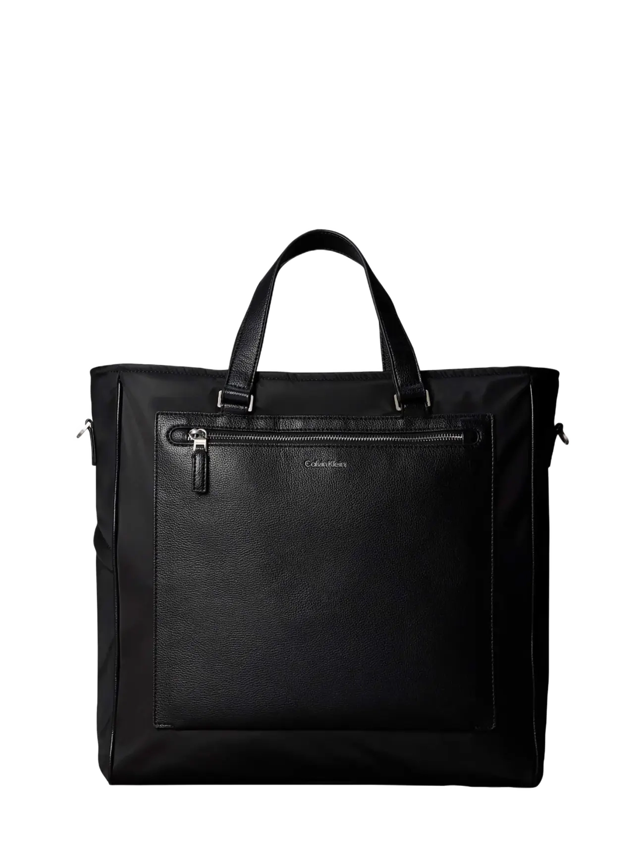 Calvin Klein SSNL RAISED LOGO TOTE - Shoppers - BLACK / black