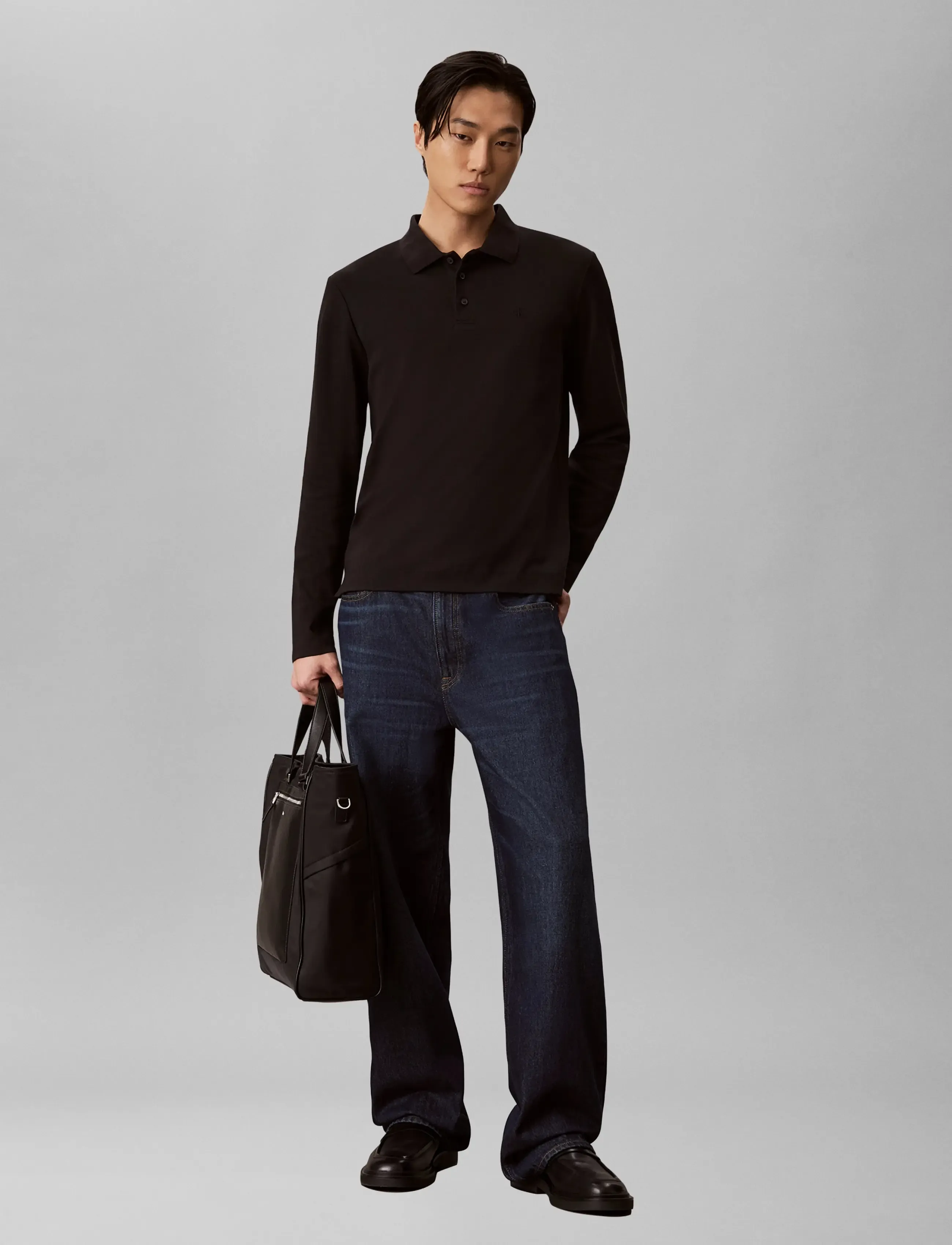 Calvin Klein - SSNL RAISED LOGO TOTE - black - 0