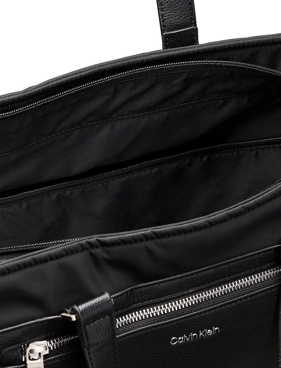 Calvin Klein - SSNL RAISED LOGO TOTE - shop by occasion - black - 3