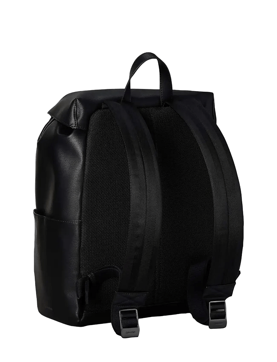 Calvin Klein - EMBLEM HW FLAP BACKPACK - black - 2