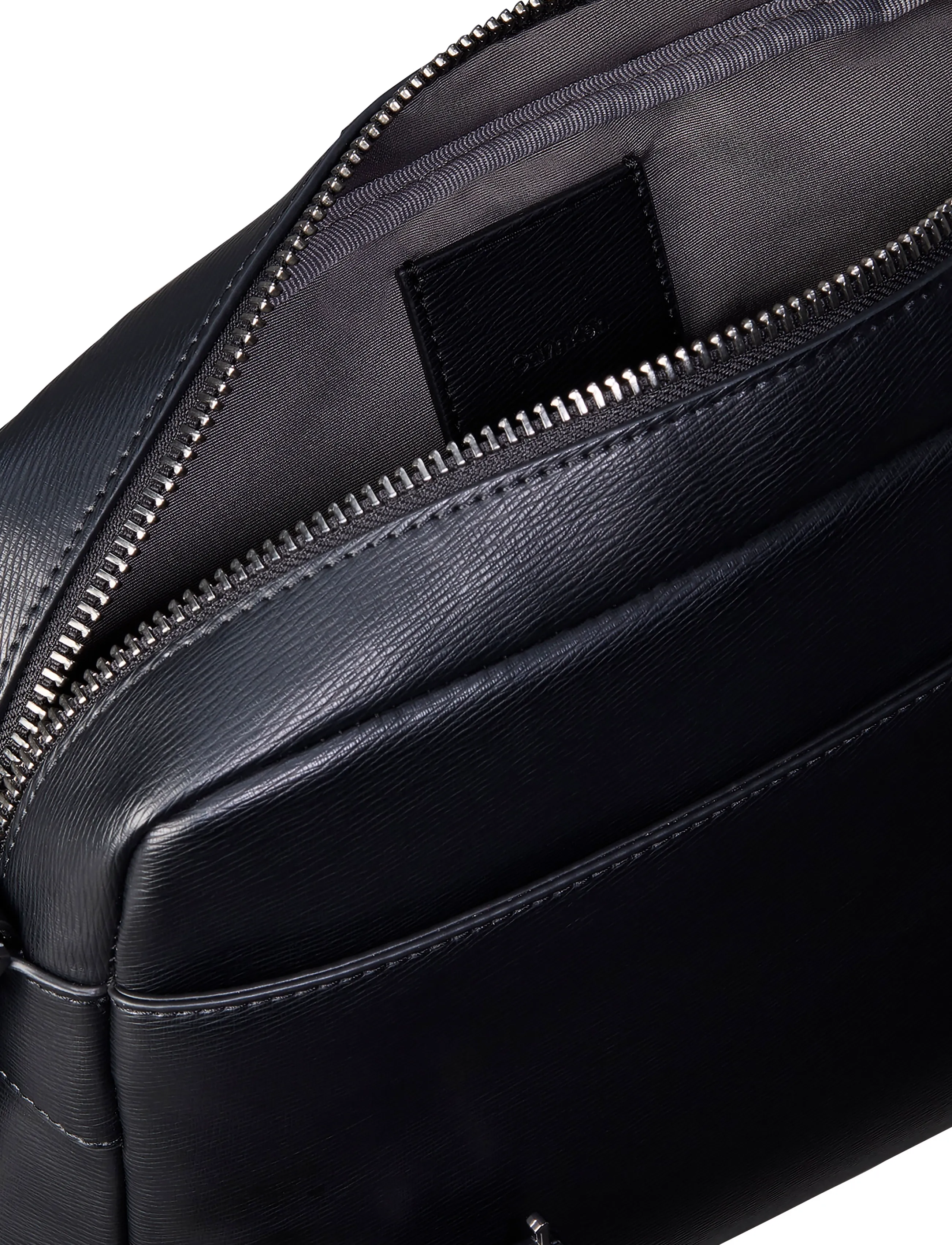 Calvin Klein - EMBLEM HW FLAP MESSENGER - black - 3
