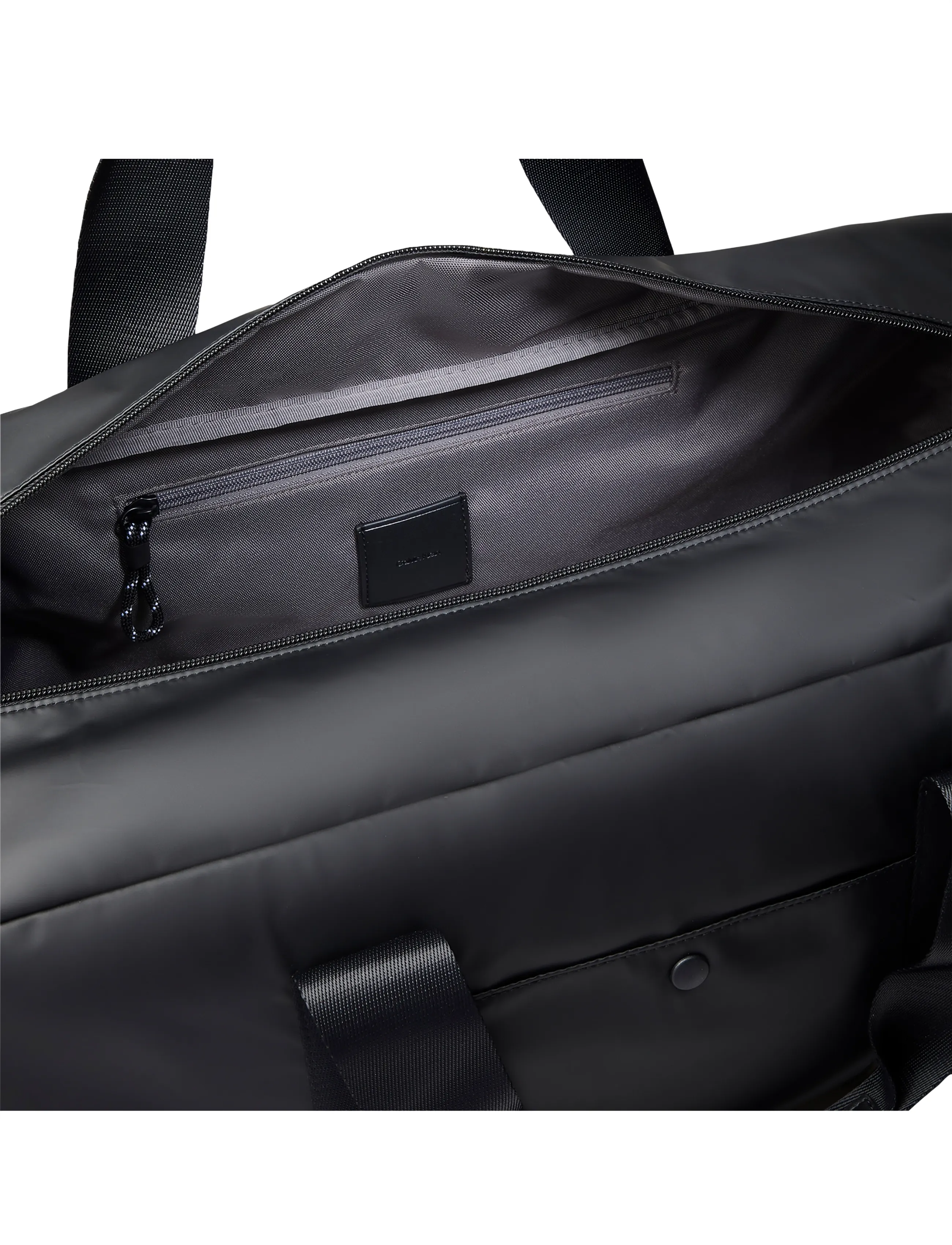 Calvin Klein - RUBBERIZED MEDIUM WEEKENDER - duffel reisikotid - black - 3