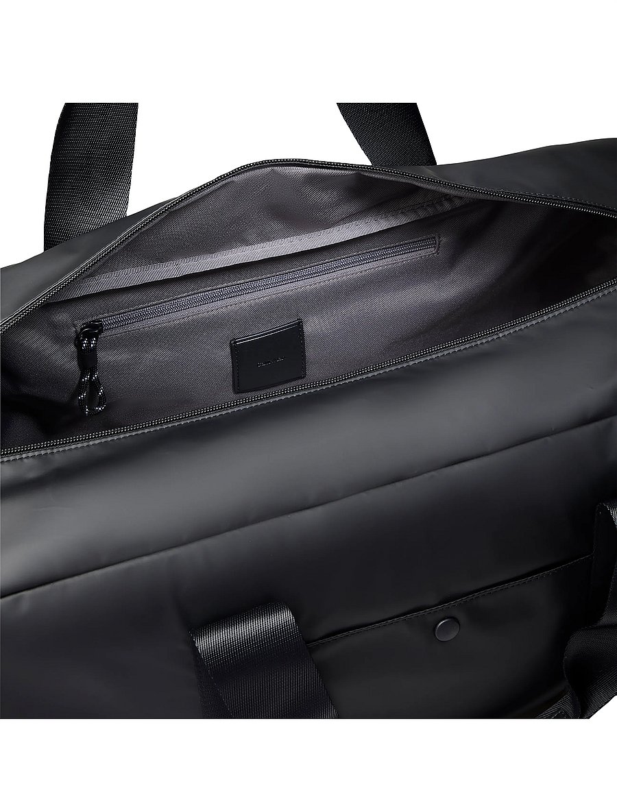 Calvin Klein - RUBBERIZED MEDIUM WEEKENDER - duffel reisikotid - black - 3