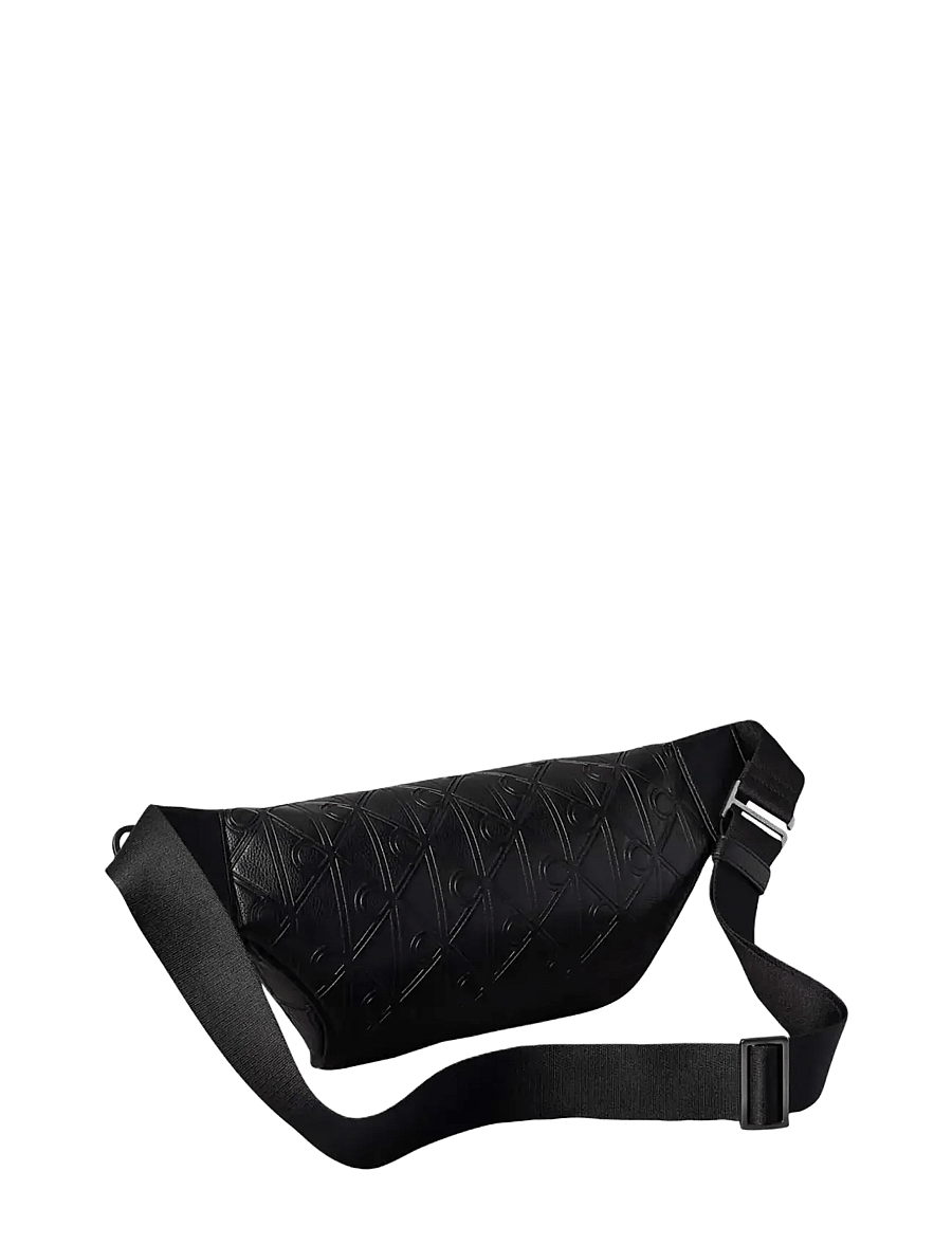 Calvin Klein - EMBLEM AOP DEBOSS WAISTBAG - shoppa efter tillfälle - black - 1