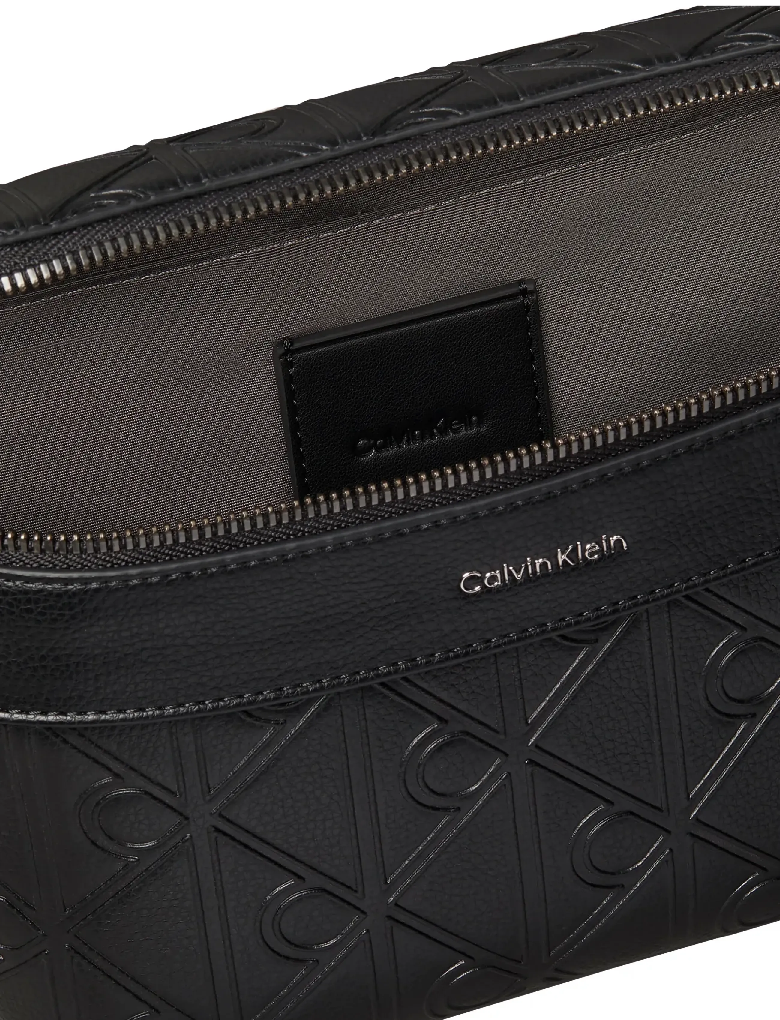 Calvin Klein - EMBLEM AOP DEBOSS WAISTBAG - shoppa efter tillfälle - black - 2