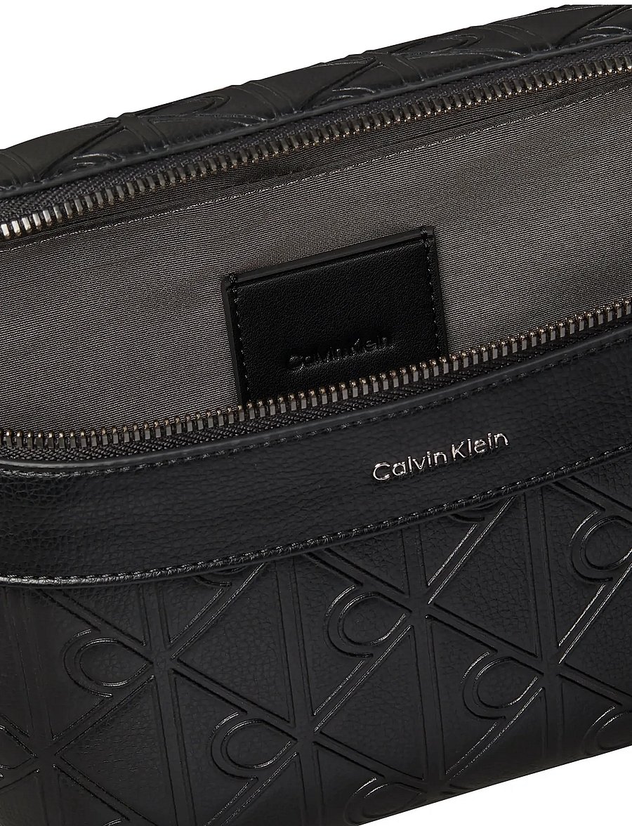 Calvin Klein - EMBLEM AOP DEBOSS WAISTBAG - shoppa efter tillfälle - black - 2