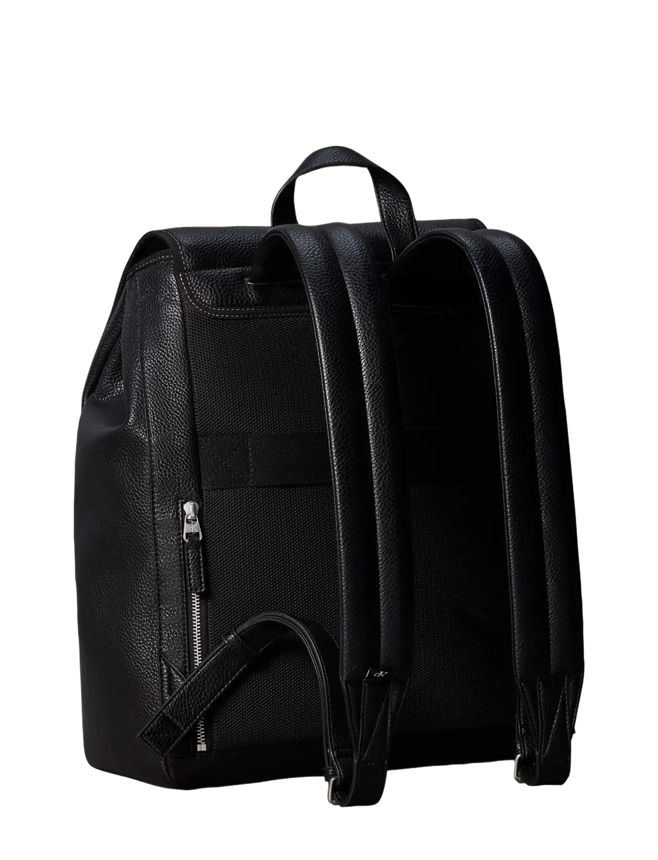 Calvin Klein - BOLD PEBBLE FLAP BACKPACK - black - 2