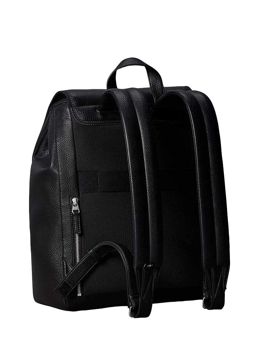 Calvin Klein - BOLD PEBBLE FLAP BACKPACK - nach anlass kaufen - black - 2