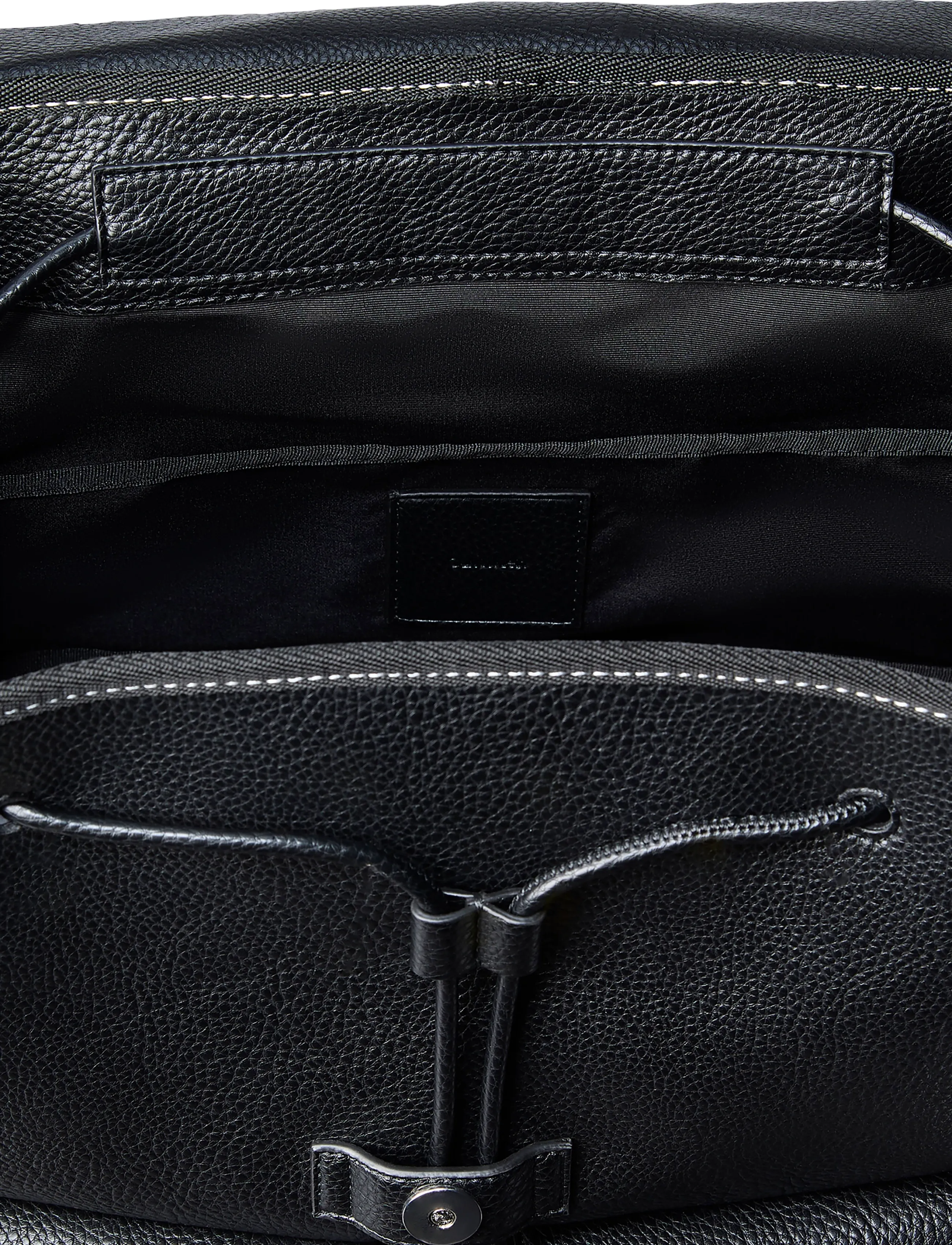 Calvin Klein - BOLD PEBBLE FLAP BACKPACK - black - 3