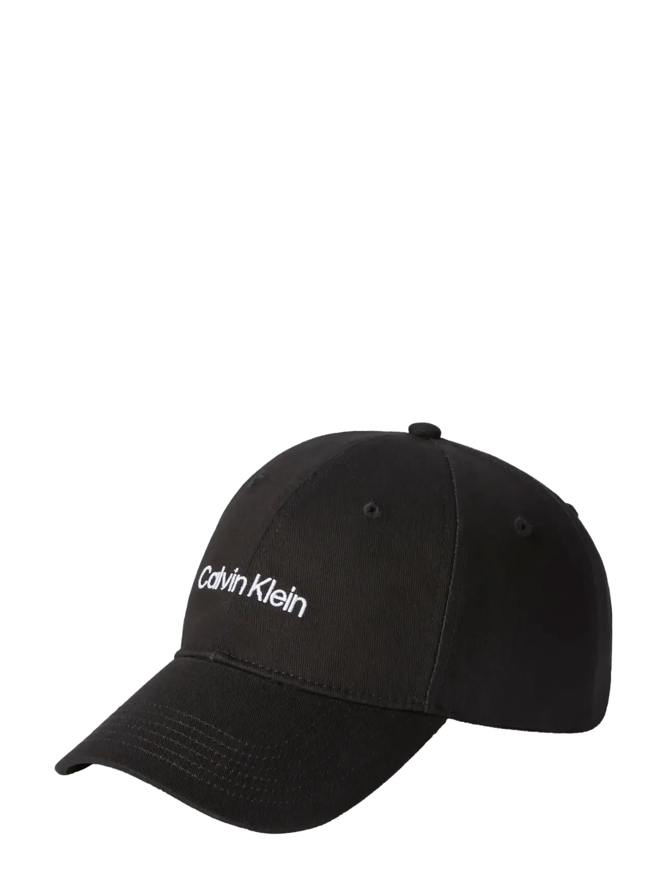Calvin Klein TITLECASE EMBROIDERY BASEBALL CA - Calvin Klein - BLACK  BRIGHT WHITE / black