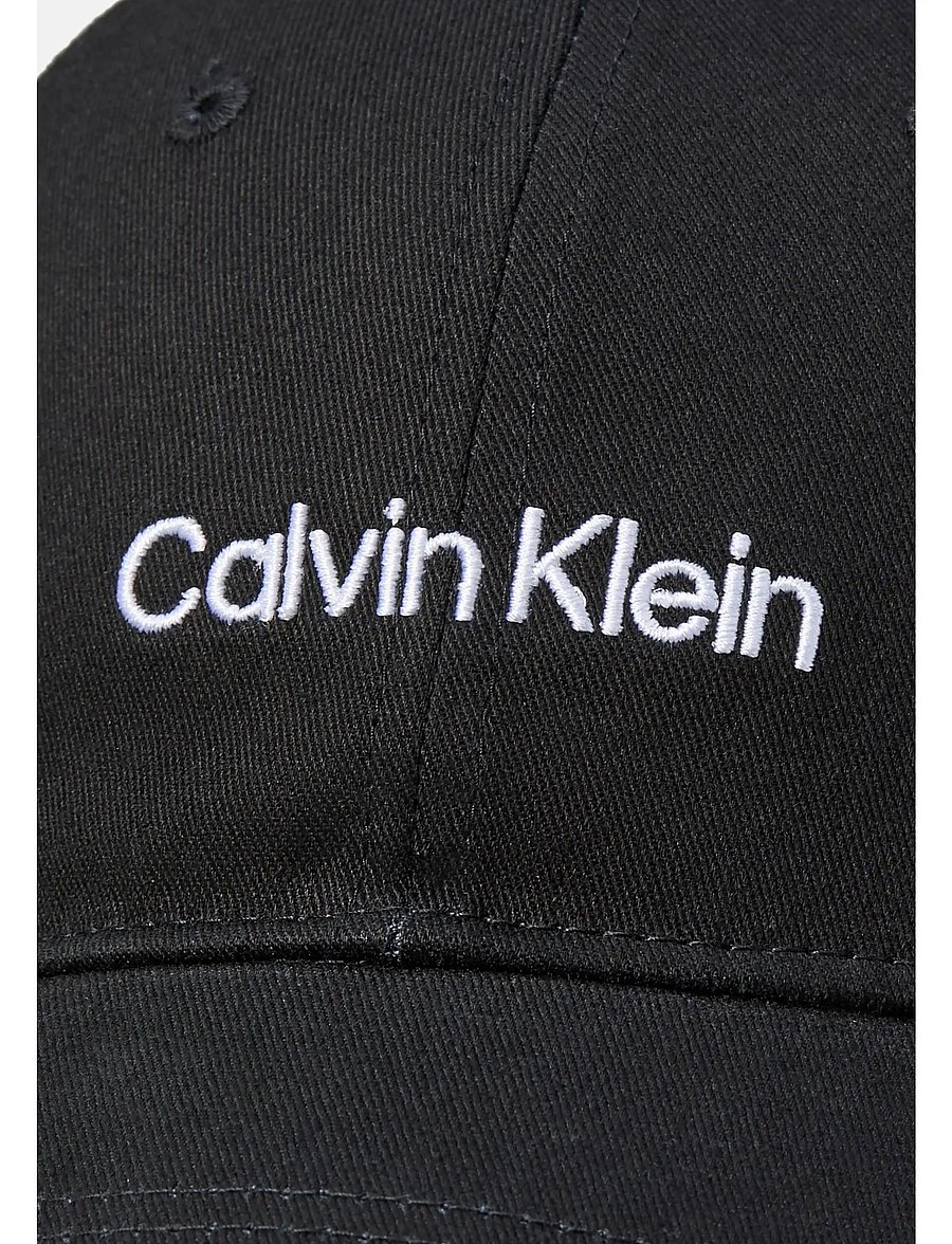 Calvin Klein - TITLECASE EMBROIDERY CAP - kepsar - black bright white - 2