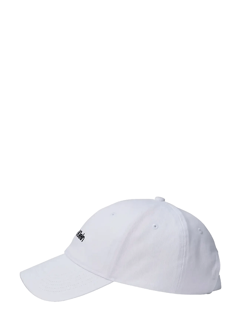 Calvin Klein - LOGO EMBROIDERY BASEBALL CAP - kasketter - bright white black - 1