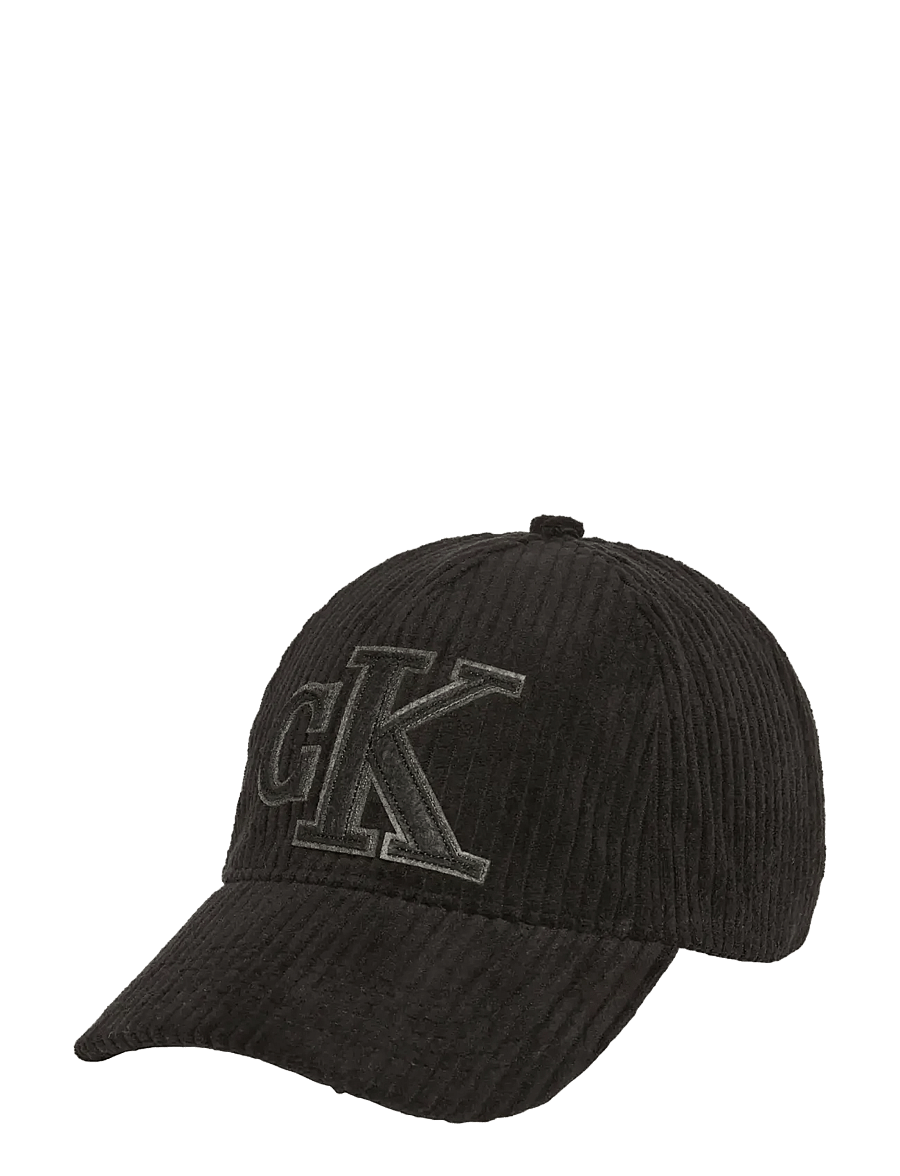 Calvin Klein - FELT MONOGRAM PATCH CAP - kappen - black - 1