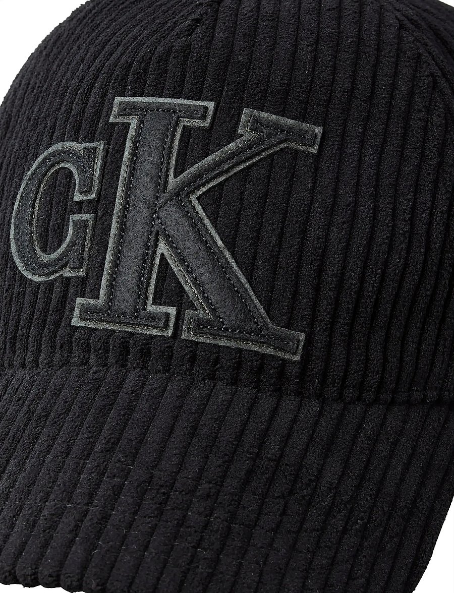 Calvin Klein - FELT MONOGRAM PATCH CAP - kappen - black - 3