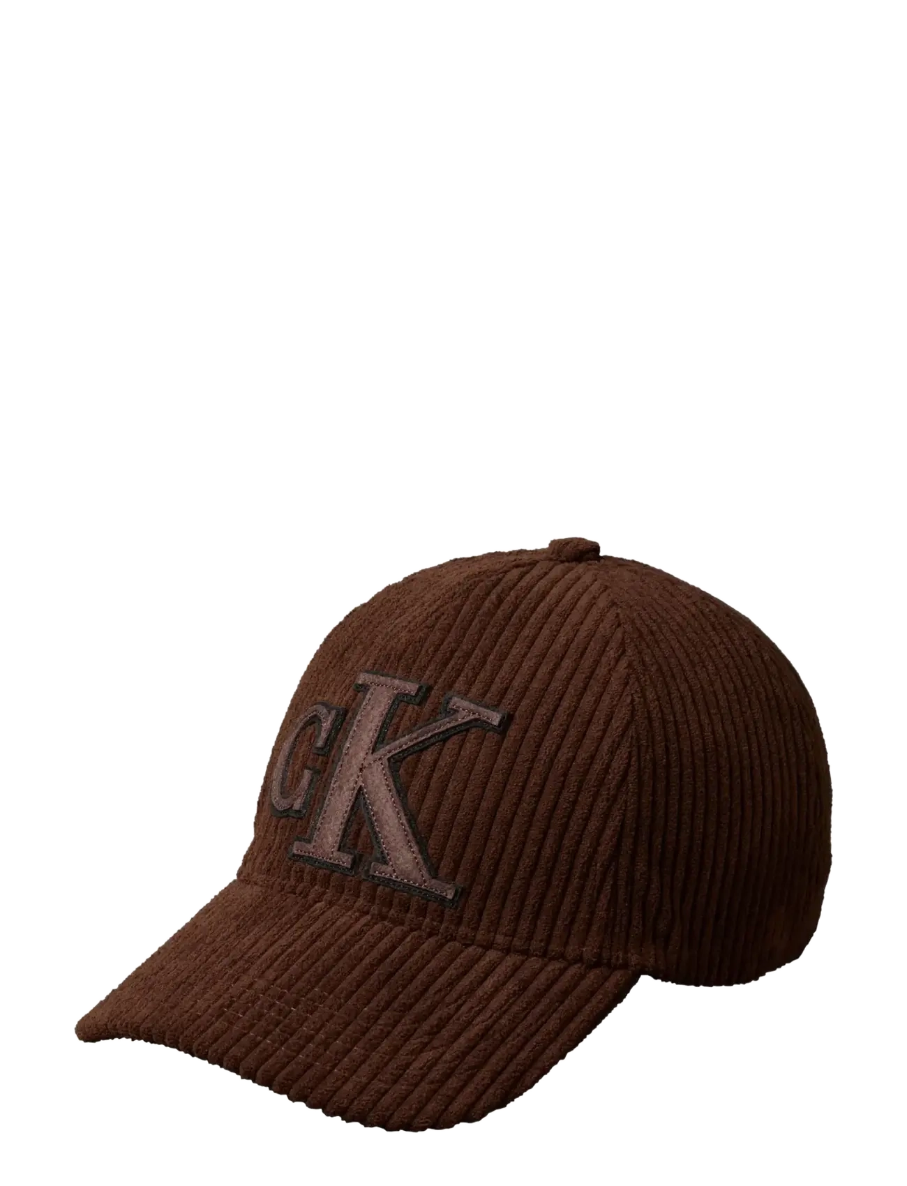 CALVIN KLEIN Felt Monogram Patch Basecap Braun - One Size - Herren