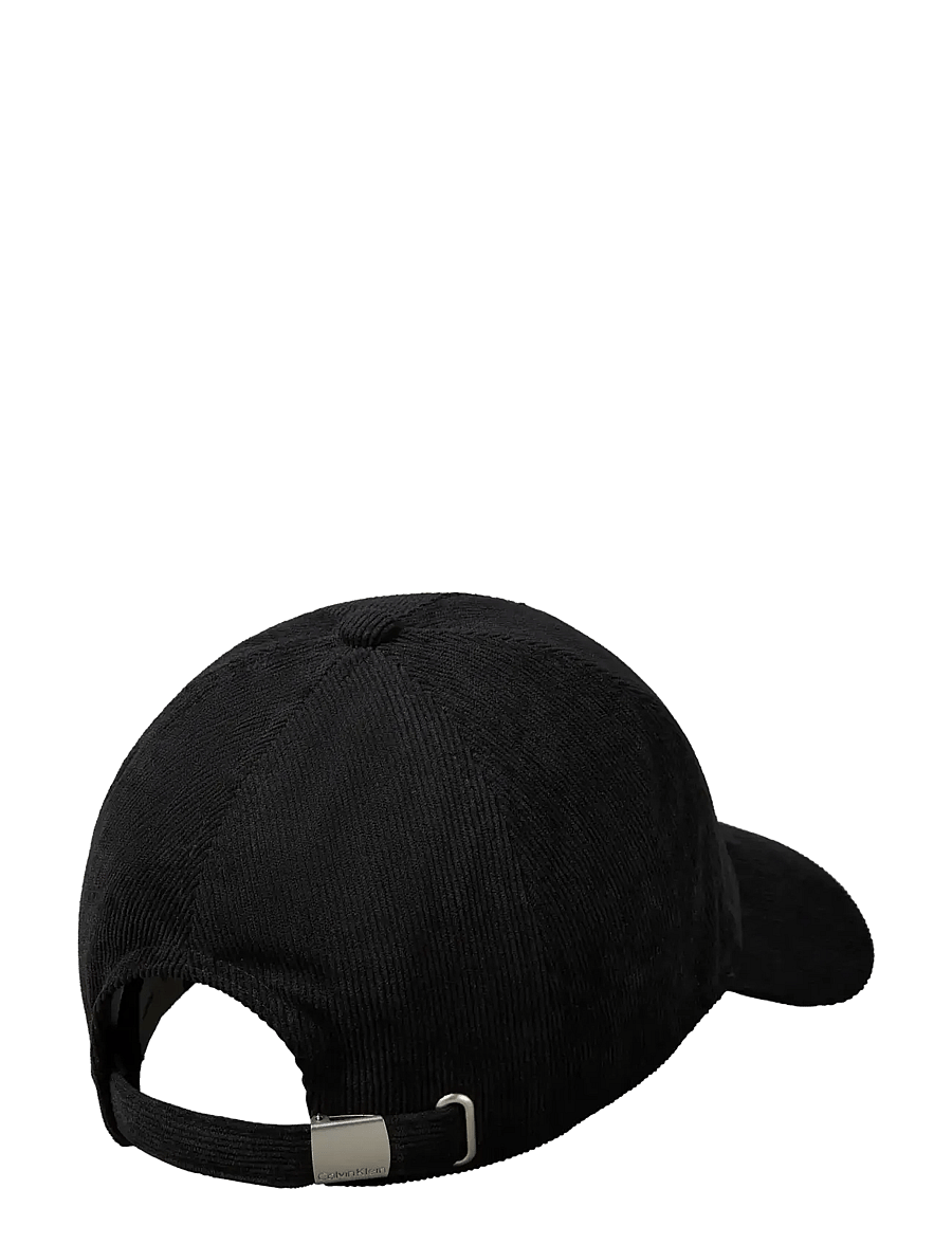 Calvin Klein - CORDUROY GRAPHIC 5 PANEL CAP - caps - black - 2