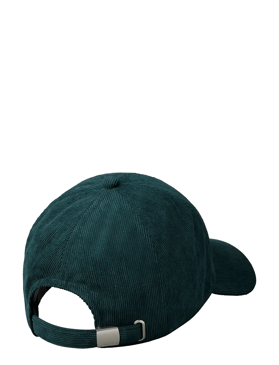 Calvin Klein - CORDUROY GRAPHIC 5 PANEL CAP - nokamütsid - navy teal - 2