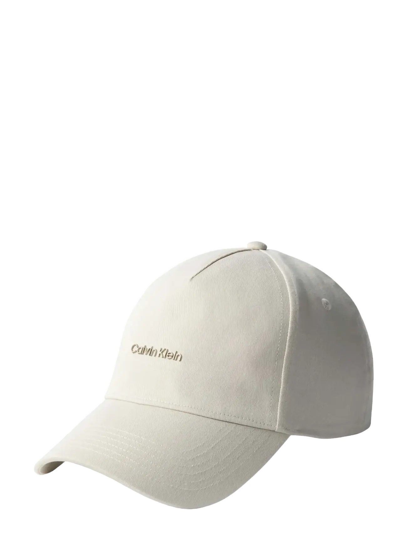 Calvin Klein COTON TWILL STANDARD LOGO HW CAP - Accessoarer - STONY BEIGE / cream