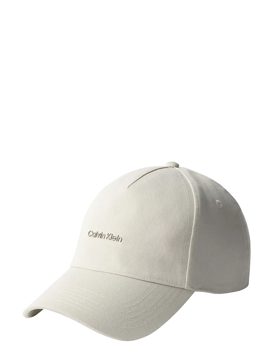Calvin Klein - COTON TWILL STANDARD LOGO HW CAP - nokamütsid - stony beige - 0