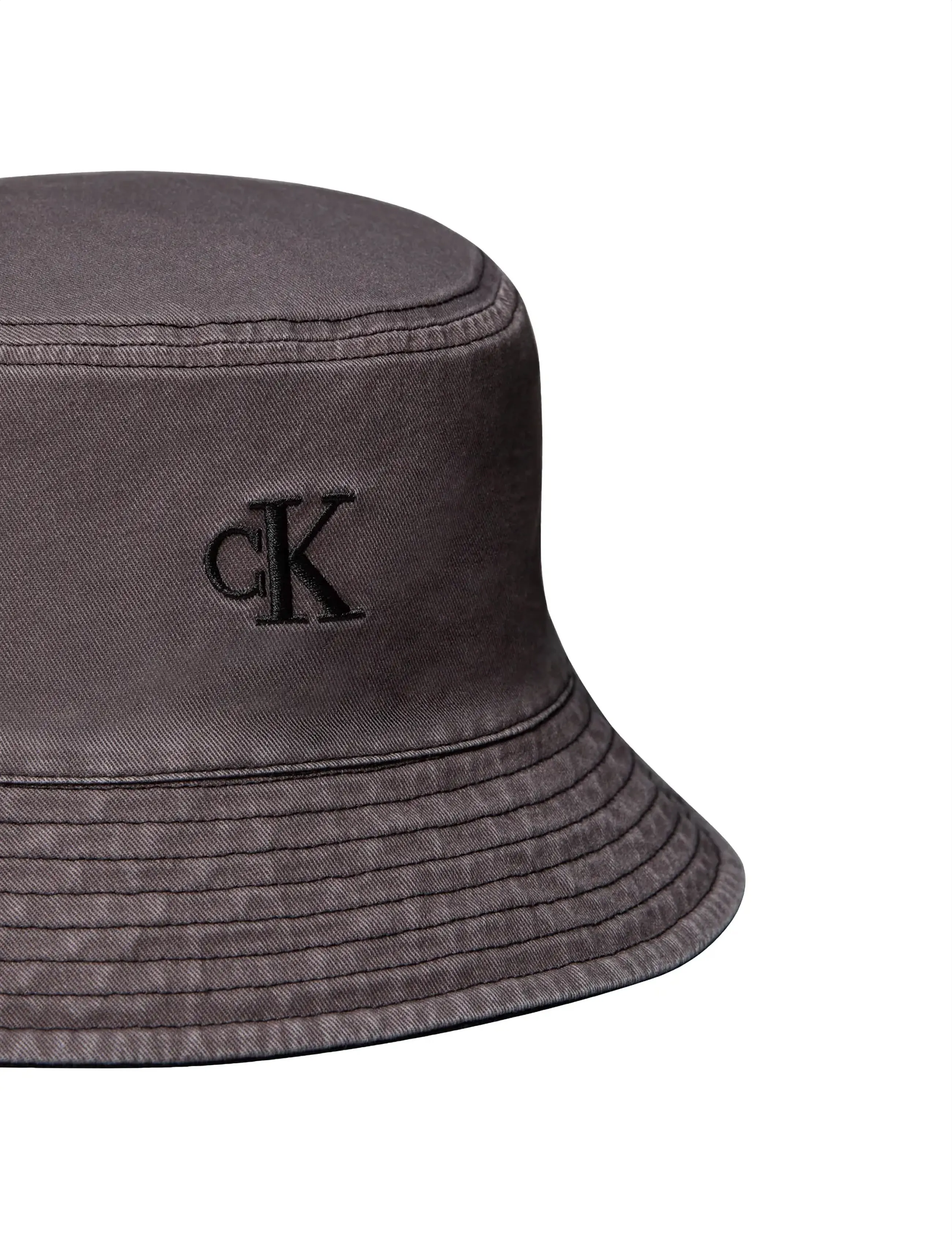 Calvin Klein - WASHED MATERIAL REV﻿ERSIBLE BUCK - Äärisega mütsid - black - 2