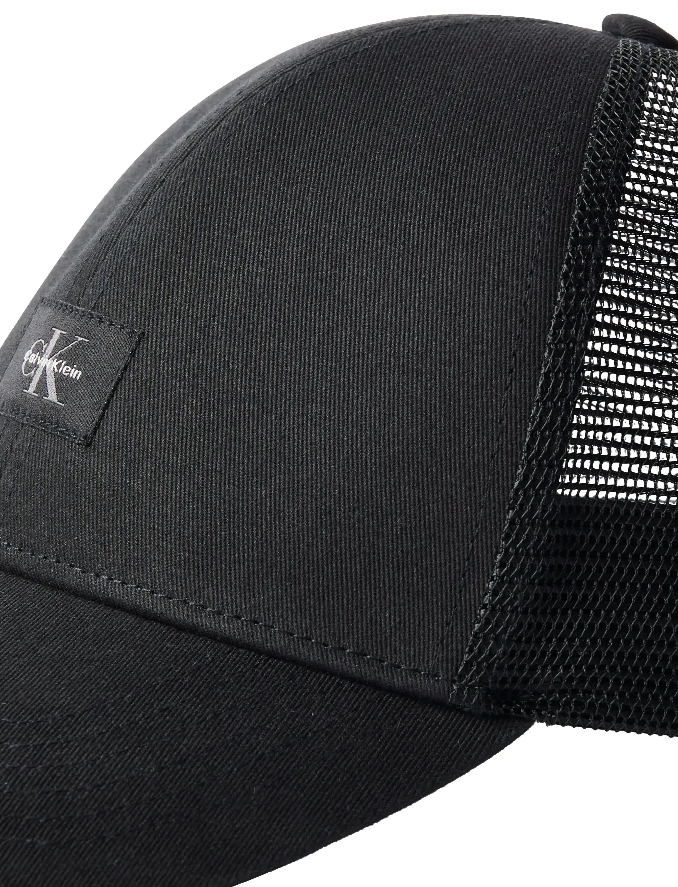Calvin Klein - MONOLOGO WOVEN PATCH TRUCKER - caps - black - 2