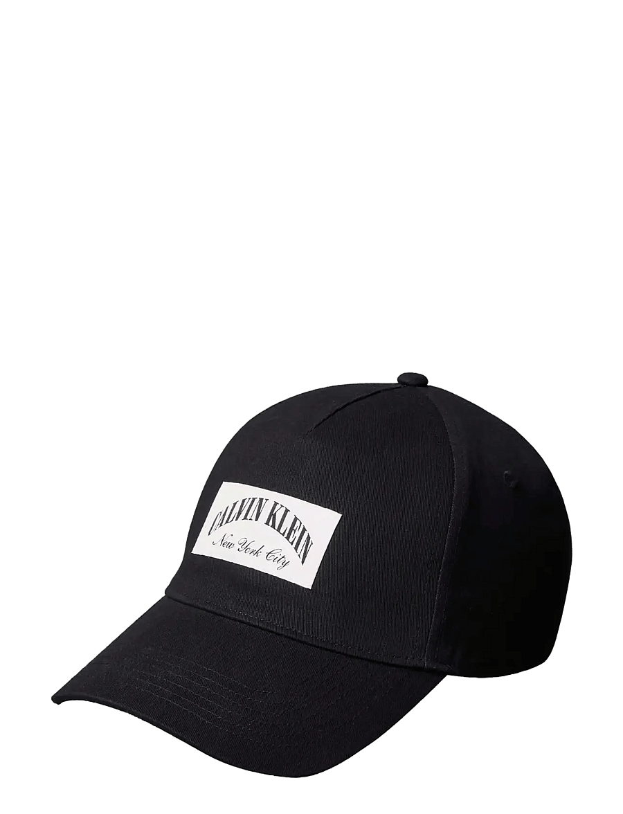 Calvin Klein - HERITAGE CREST PATCH CAP - casquettes - black - 1