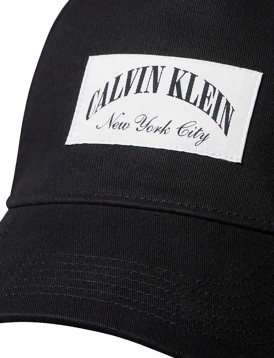Calvin Klein - HERITAGE CREST PATCH CAP - casquettes - black - 3