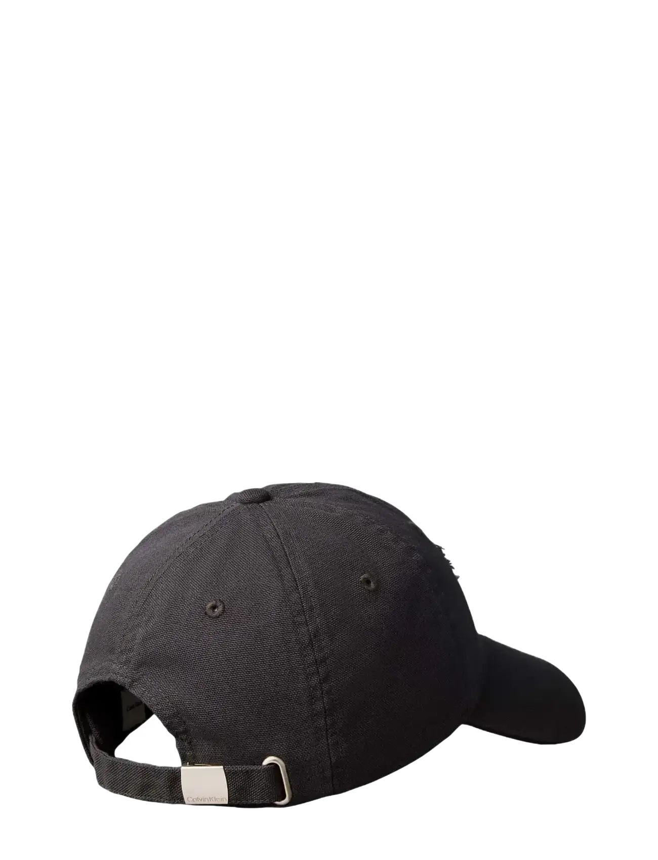 Calvin Klein - WASHED COTTON CANVAS SMALL FRAYE - kappen - pirate black - 1