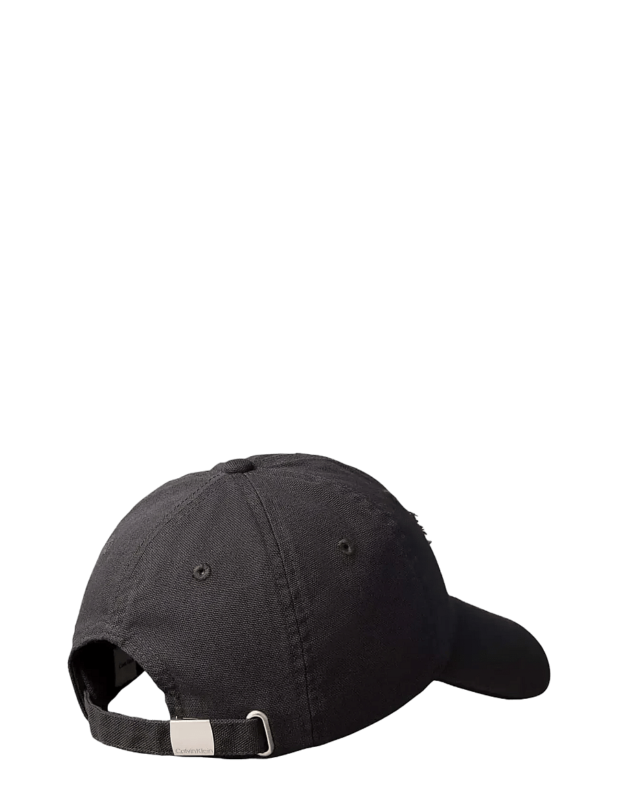 Calvin Klein - WASHED COTTON CANVAS SMALL FRAYE - kappen - pirate black - 1