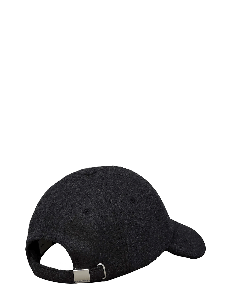 Calvin Klein - EMB TITLECASE LOGO FELT CAP - kappen - black heather - 1