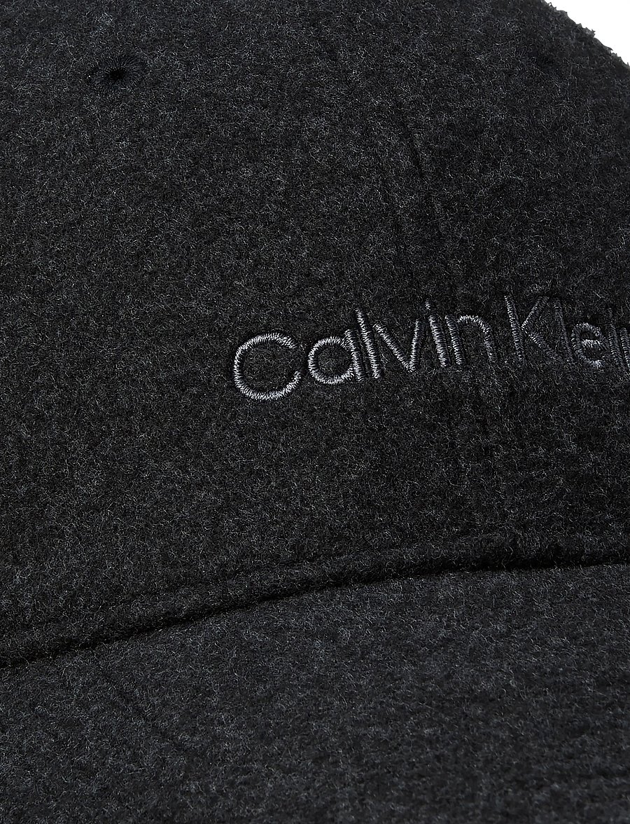 Calvin Klein - EMB TITLECASE LOGO FELT CAP - kappen - black heather - 2