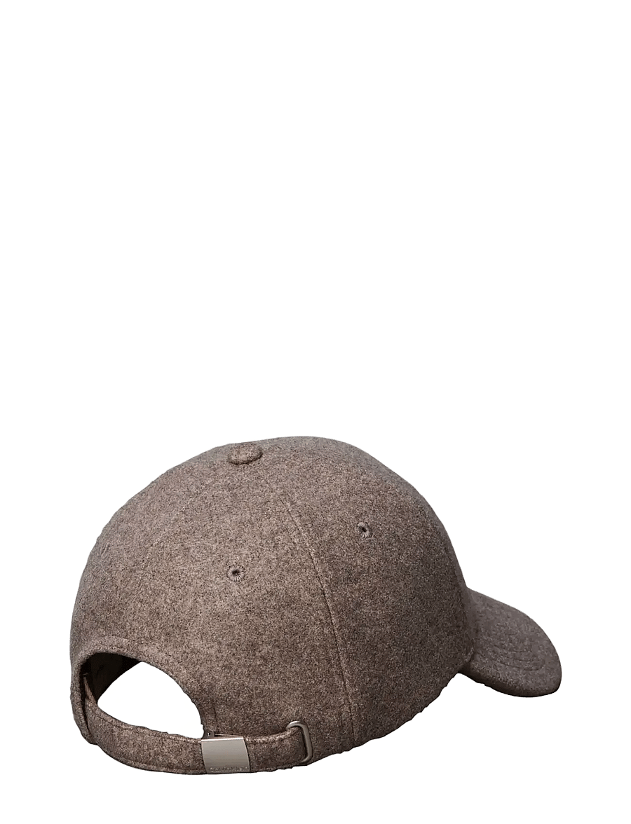 Calvin Klein - EMB TITLECASE LOGO FELT CAP - kappen - demitasse heather - 1
