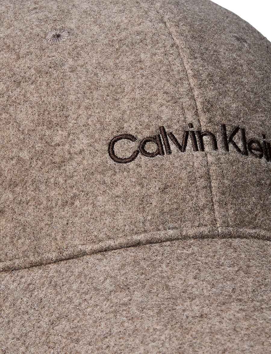 Calvin Klein - EMB TITLECASE LOGO FELT CAP - kappen - demitasse heather - 2