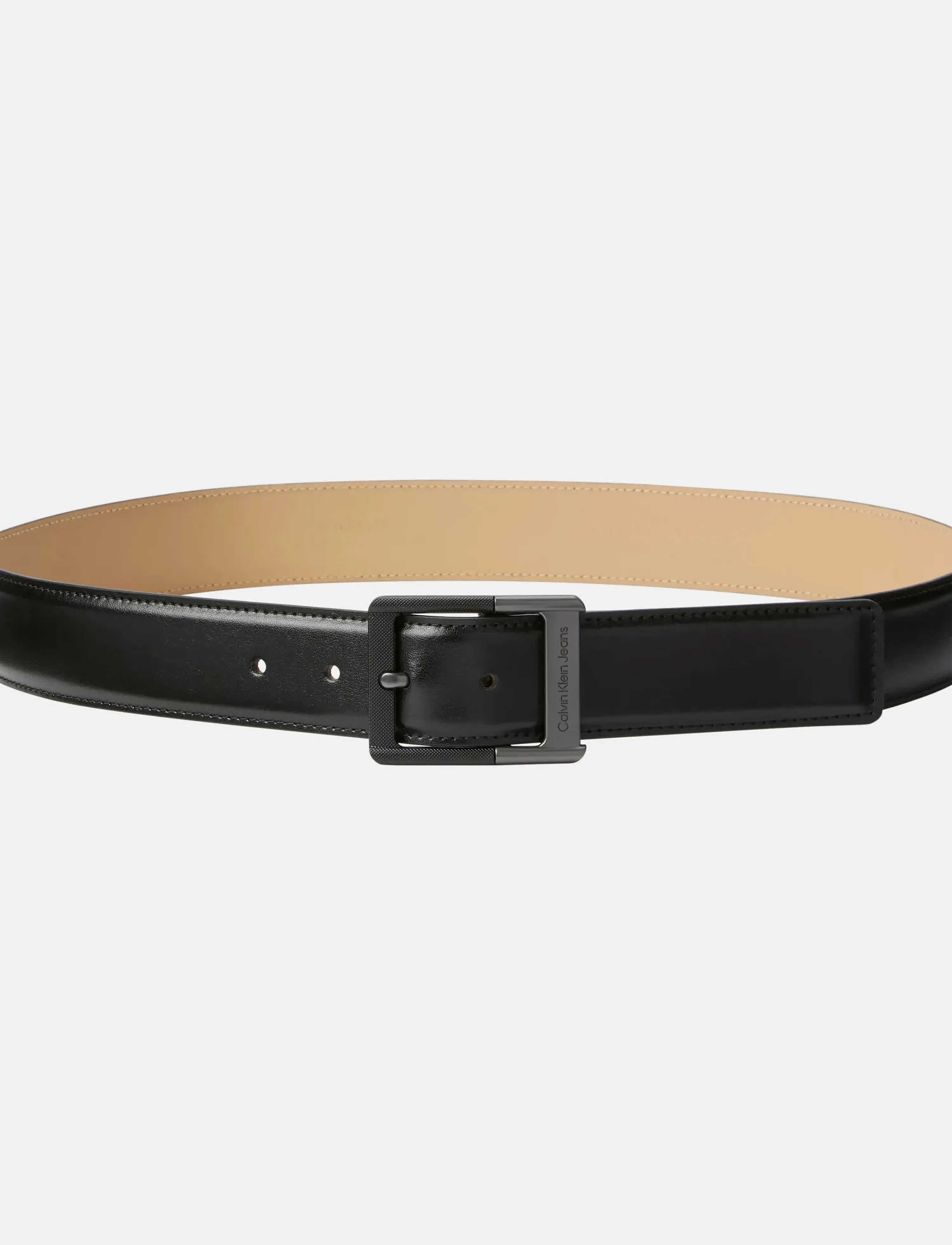 Calvin Klein - CLASSIC BUCKLE BELT 38MM - black black & matte gunmetal - 2