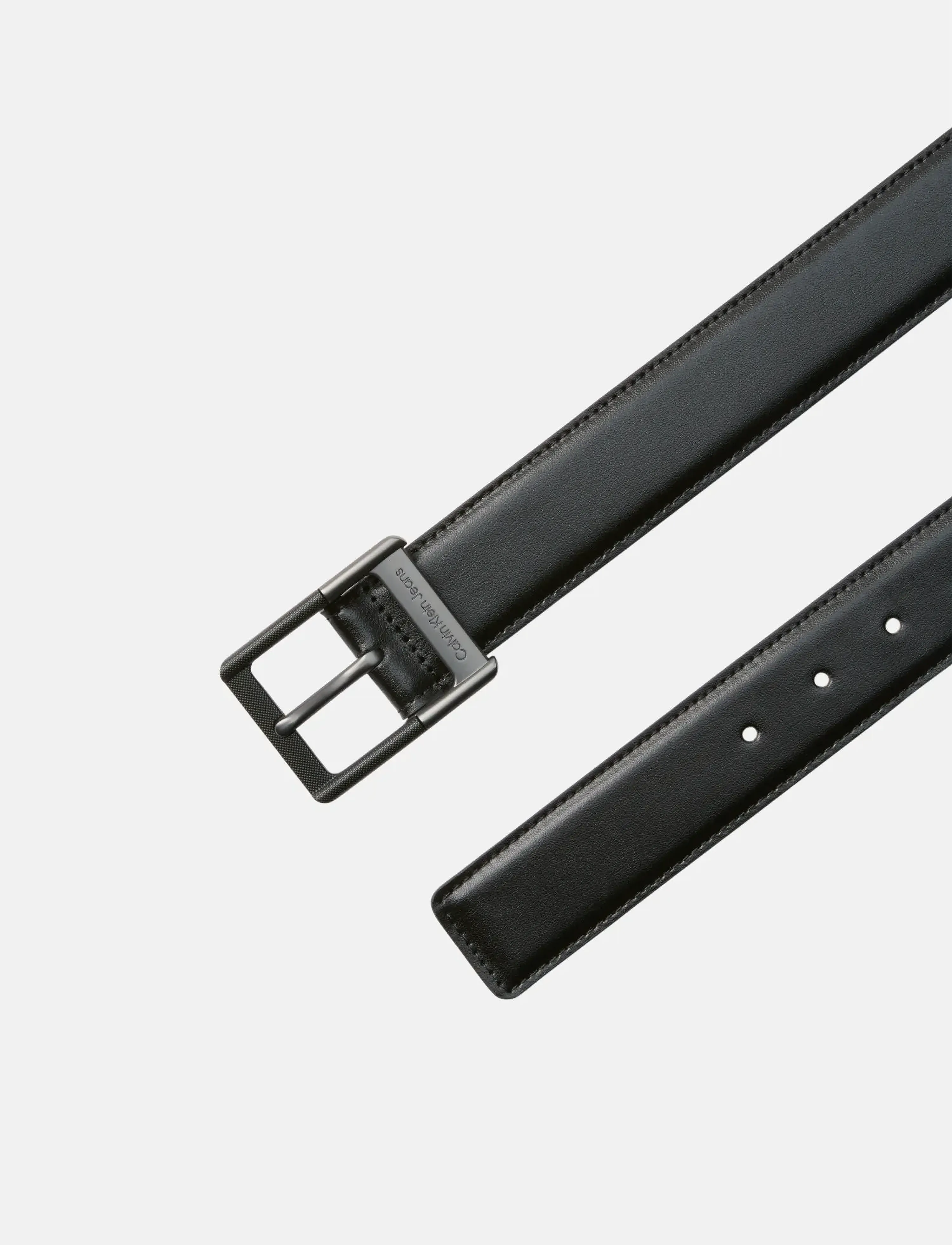 Calvin Klein - CLASSIC BUCKLE BELT 38MM - black black & matte gunmetal - 3