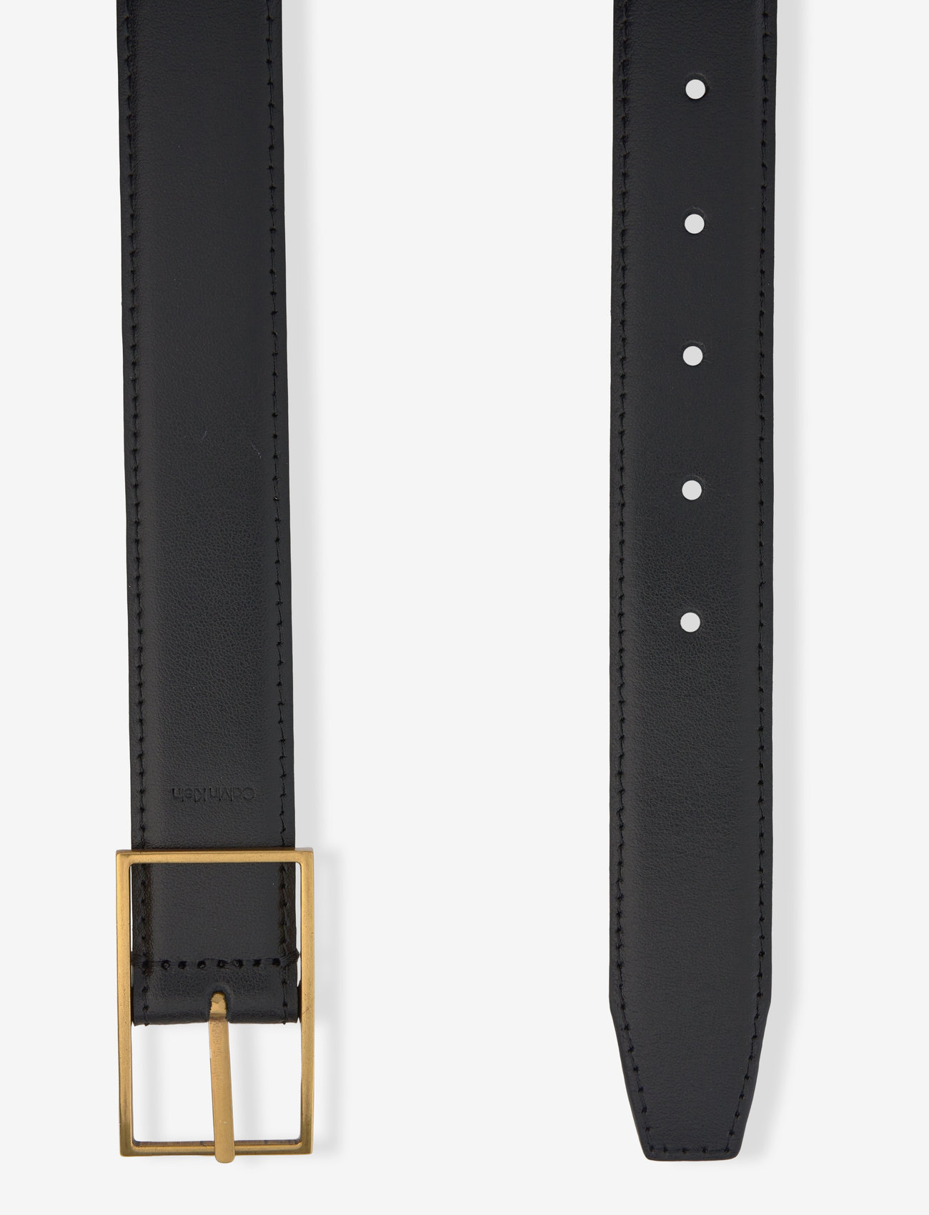 Calvin Klein - CLASSIC BUCKLE BELT 30MM - black / old gold - 1